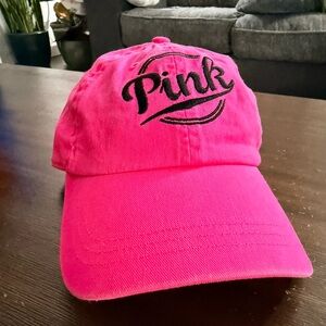 PINK Victoria's Secret Neon Pink Cap